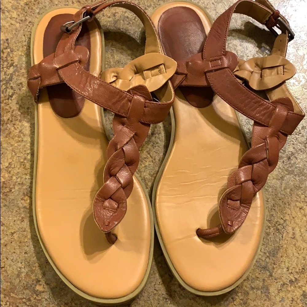 Brown Sandals nine west